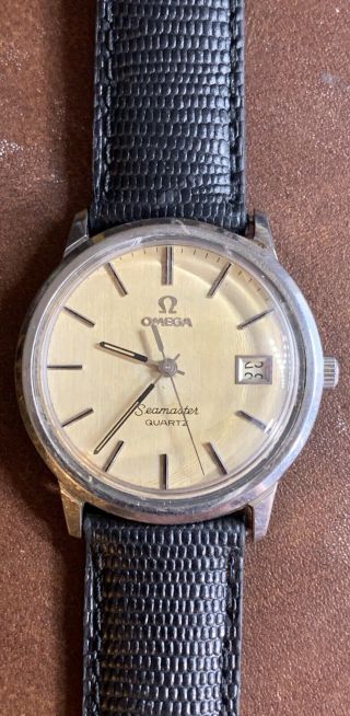 Vintage Omega Seamaster Quartz Watch Swiss Made