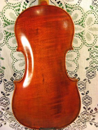 Old Antique Violin Labeled Aus Der Werkstatt Aschauer Mittenwald 1920 4/4 Nr