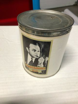 Vintage Edward G.  Robinson’s Blend Pipe Tobacco Tin Circa 1926