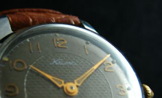 KAMA Vintage 1957 Soviet Post - WWII Wristwatch Anti - shock 3