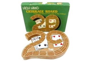 Vintage 1976 29 High Hand Cribbage Board No.  750 By Pacific Game Co.  Inc.