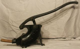 Antique Cast Iron Sausage Stuffer / Filler Early 1900’s No.  1,  Cond.