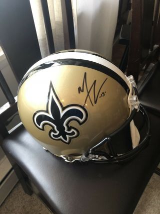 Orlean Saints Michael Thomas Signed Authentic Proline Helmet W/ Beckett