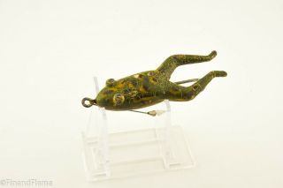 Vintage Pflueger Conrad Frog Minnow Antique Fishing Lure 2