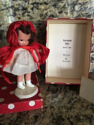 Vintage Nancy Ann Storybook Dolls Little Red Riding Hood 116 Red Box
