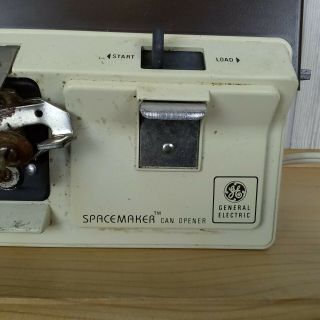 General Electric Vintage Spacemaker Can Opener Wall / Under Counter Mount 3