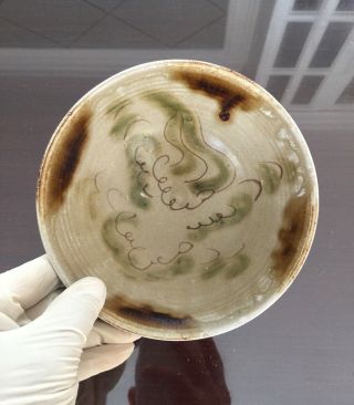 Small Antique Chinese Tang Dynasty Changsha Porcelain Bowl (shipwreck)