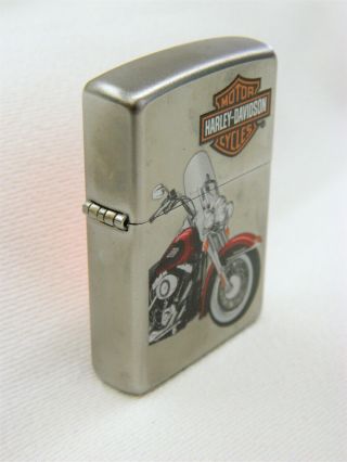 Unfired 2016 Zippo Harley Davidson Softail Classic Motorcycle Lighter & Box 2