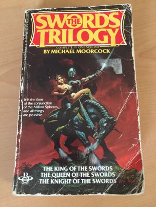 The Swords Trilogy - Michael Moorcock Berkley Fantasy Ken Banks Cover