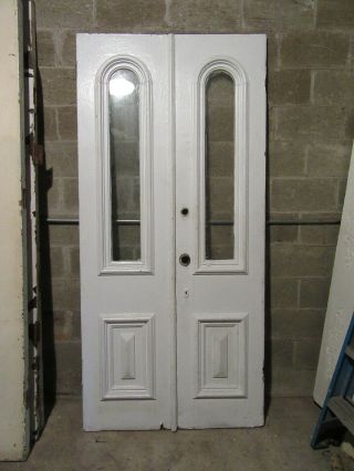 Antique Double Entrance French Doors 41 X 87 Architectural Salvage