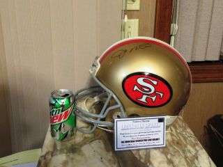 Joe Montana Game Type San Francisco 49ers Certified Autographed Fs Helmet