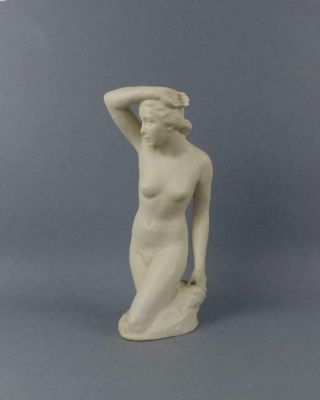 Antique Porcelain German Art Deco Figurine Of A Nude Lady By Rosenthal.
