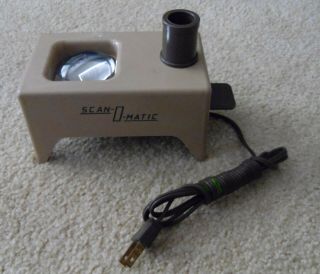 Vintage Scan - O - Matic Coin Viewer/magnifier 1960 