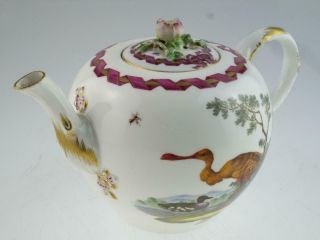 Rare Antique 18th Century Meissen Porcelain Teapot Circa 1744 3