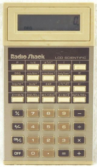 Vintage 1978 Radio Shack Lcd Scientific Calculator Ec - 4007