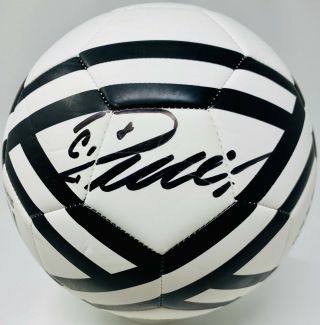 Juventus Cristiano Ronaldo Signed Adidas Soccer Ball Beckett Bas Witnessed