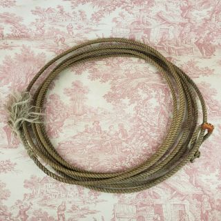 Vintage Cowboy Lariat Rope 30 