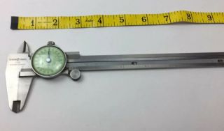 Scherr Tumico Dial.  001” Caliper 1328 Germany Stainless 1/1000” Vintage