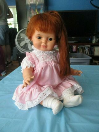 Vintage 1972 - 1973 Ideal Corp.  Baby Crissy Doll Vinyl 24 " With Growing Hair