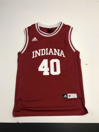 Indiana Hoosiers Basketball Jersey Cody Zeller Mens Sz Youth M Adidas 40 Medium