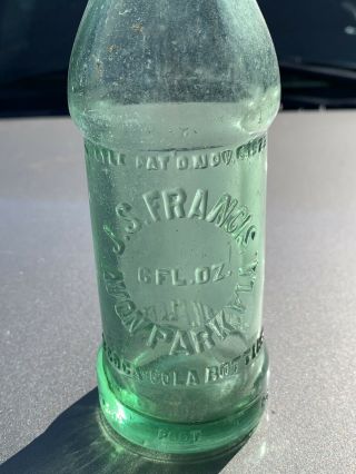Vintage Nov.  6 1923.  Coca - Cola Bottle J.  S.  Francis Avon Park,  Fla Soda Gas Sign