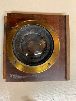Antique Darlot Opticien Paris France Brass Lens For Studio Camera No.  3251