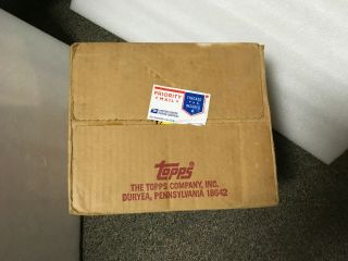 1989 Bowman Baseball Rack Pack Case W/ 3 Boxes Griffey? B