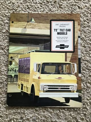 1967 Chevrolet 72 - Inch Tilt Cab Models,  Sales Literature.