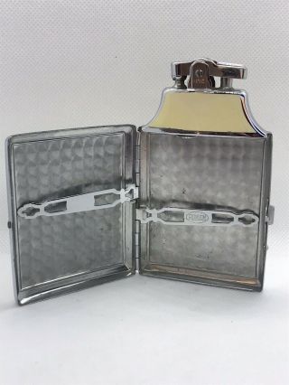 Vintage Ronson Art Metal Enamel Cigarette Case Lighter 3
