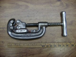 Vintage Ridgid No.  42a Heavy Duty 4 Wheel Pipe Cutter,  1/2 " - 2 ",