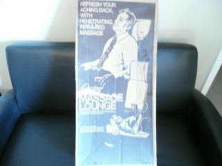 Rare Vintage Oster Massage Lounge With Heat Brown Infrared Great