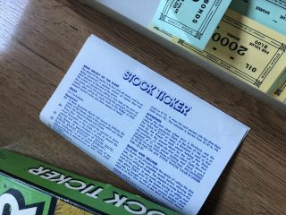 STOCK TICKER - Vintage Board Game - 100 Complete 3