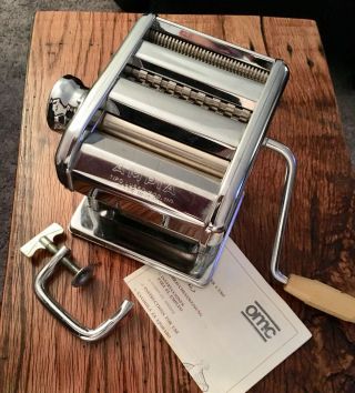 Vintage Marcato Italy Ampia Brevettata Model 110 Pasta Noodle Maker Machine.