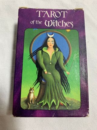 Tarot Of The Witches Deck & Book Set.  Vintage.