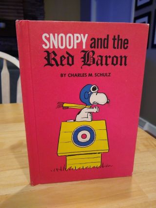 Snoopy And The Red Baron By Charles Schulz 1966 Weekly Reader Vintage Book