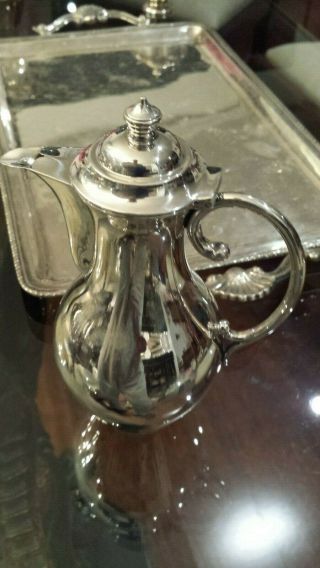 1030g SPECIAL STERLING SILVER COLONIAL STYLE MINI COFFEE SET 5 ITEMS 3