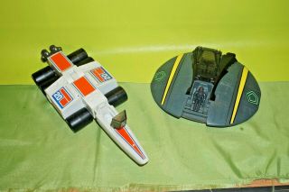 Vintage 1978 Mattel Battlestar Galactica Viper & Cylon Ship Cond
