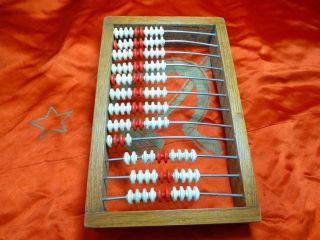 Vtg Old Ussr Counting Frame Wooden Abacus Beads Russian Shop Merchant 1970s Exc