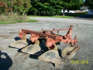 Case Antique Tractor Three Point 3 Bottom Plow 3/14 Complete Farmall