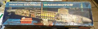 Vintage Renwal Uss George Washington W Issues &choice Of Gw Class Decals
