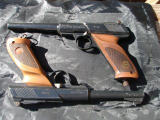 Pair Vintage Daisy Co2 200 Semi Automatic Gas Bb Pistols