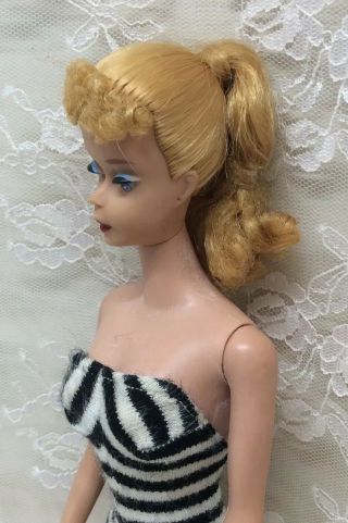 Vintage 3 Or 4 Ponytail Barbie