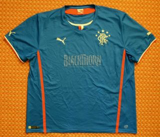 2013 - 2014 Rangers Fc,  Home Blue Football Shirt By Puma,  Mens 3xl,  Xxxl