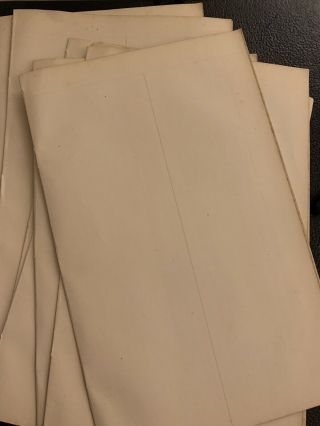 Large Vintage Blank Ledger Paper,  Divine Paper Restoration Art,  Ephemera 1800’s