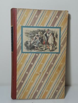 1946 Vintage Alice In Wonderland Through The Looking Glass Special Edition Book