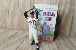 Vtg Hartland Baseball Stars 25th Anniversary Commemorative Statue Warren Spahn 3