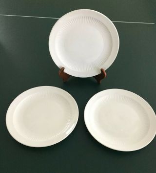 Vintage Wm Adams & Sons Ironstone Micratex Luncheon/salad Plate (8.  25”) Set Of 3