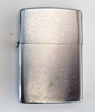 Vintage Stainless Steel Zippo Lighter As Photographed
