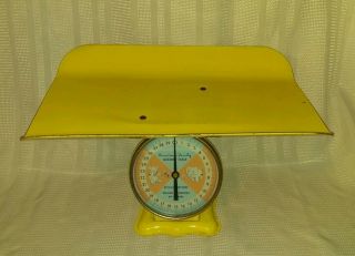 Vintage American Family Scale Co.  1960s Metal Nursery Scale