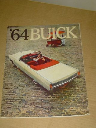 1964 Buick Brochure 66pp Electra 225 Wildcat Lesabre Special Skylark Riviera